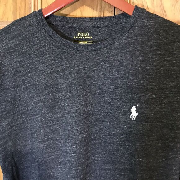 Polo Ralph Lauren Heather Charcoal Women's M 175/96A Short Sleeve Cotton T-shirt - Picture 3 of 10